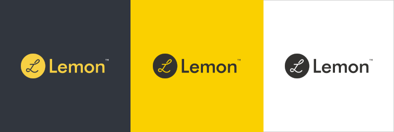 Lemon Logo Treatment
